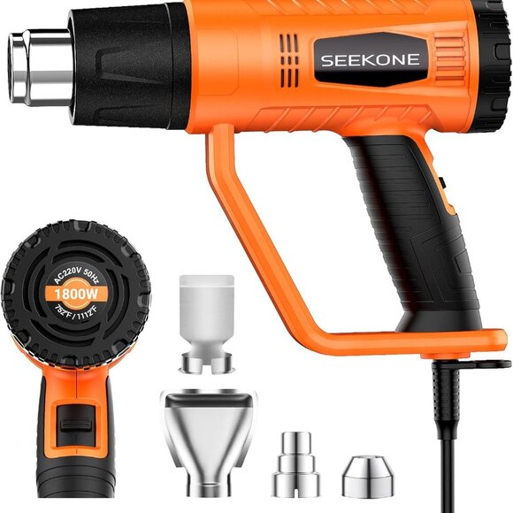 Other - Heat Gun 1800W Heavy Duty Fast Heat Hot Air Gun Kit with 752℉&1112℉(400℃-600℃) D